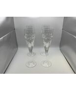 Set of 4 Waterford Crystal DOLMEN Champagne Flutes Glasses - €343,48 EUR