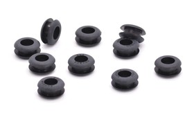 11mm x 6mm ID w 3mm Outer Groove Rubber Grommet for Wire Cable Panel Bushing - £8.15 GBP+