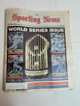 Vintage Sporting News World Series Darryl Strawberry Kirk Gibson Wade Bo... - £7.45 GBP