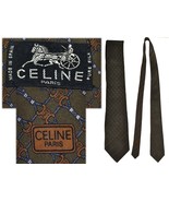 CELINE Cravatta Uomo 100% Seta CE01 T0P - £25.98 GBP