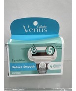 Gillette Venus Sensitive Deluxe Smooth 4 Cartridges 5 Blade Elixir COMBI... - $9.99 CAD