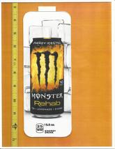 Coke Chameleon Size Monster Rehab Tea Lemonade 16 oz CAN Machine Flavor ... - £2.38 GBP