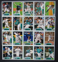 2012 Topps Series 1 &amp; 2  Seattle Mariners Team Set of 20 Baseball Cards - £3.14 GBP