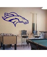 Denver Broncos Football Vinyl Wall Sticker Decal 48&quot;w x 28&quot;h - $45.00