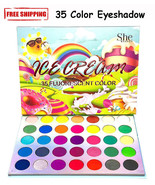 S.he Makeup Colorful Ice Cream 35 Color Fluorescent Shadow Palette - $25.39 CAD