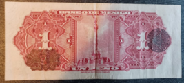 MEXICO 1 Peso 1948 Banco de México S.A. Aztec Calendar 4349# Banknote Money - $19.80