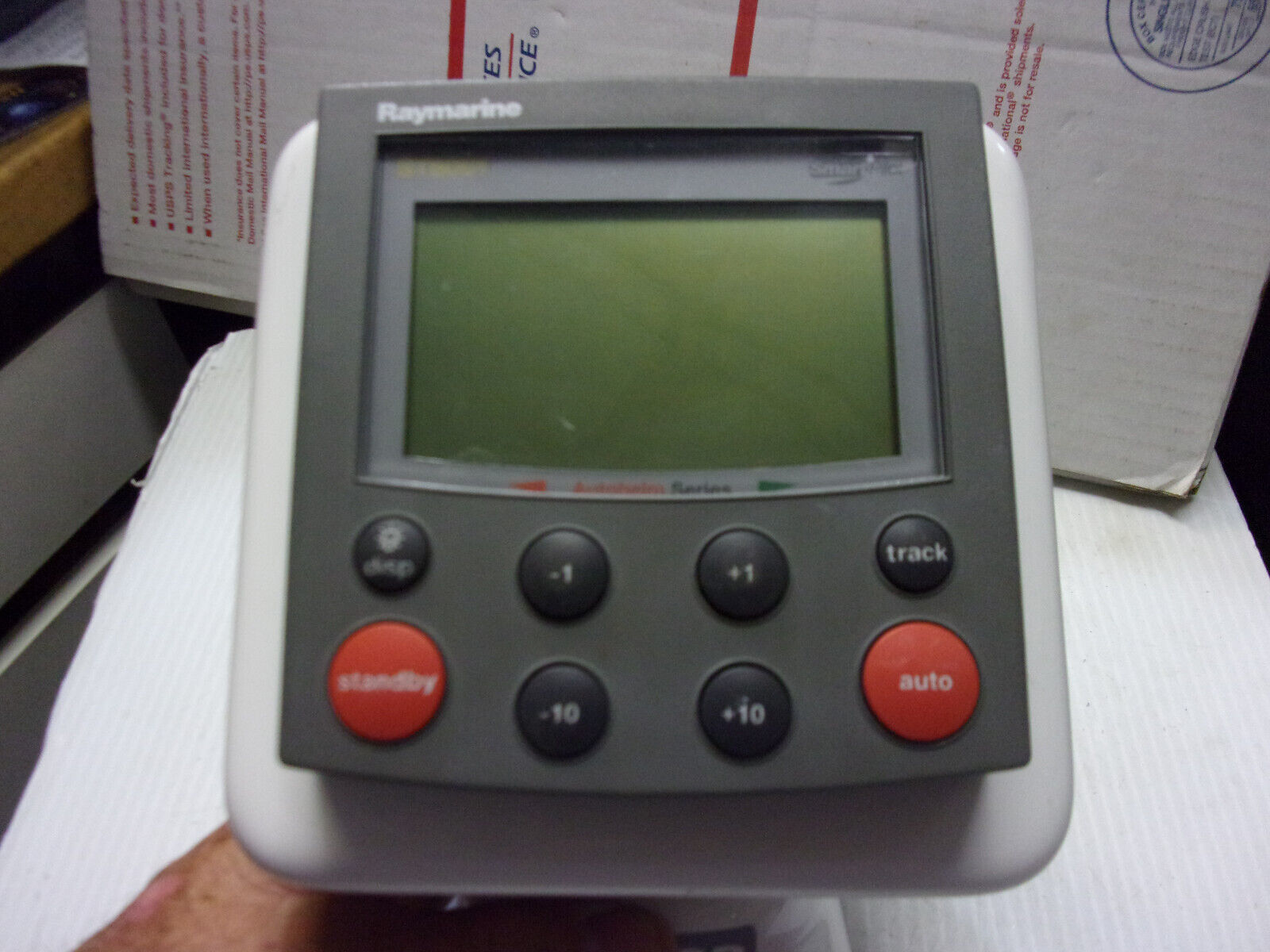 RAYMARINE ST6001 SmartPilot Autopilot Control Head E12098/w NAV-POD PERF... - $767.25