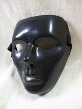 Black Blank Face Costume Mask Unisex Purge Grim Faceless Stalker Creep B... - $13.80 CAD