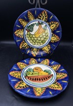 Talavera Art Pottery Signed Dolores Hidalgo Amora Mexican 10” Plate LOT 2 - $49.49