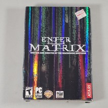 Enter The Matrix PC Video Game DVD-ROM 2003 Atari Warner Bros 4 Discs - £14.18 GBP