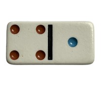 Double Nine Dominoes Replacement Tile 1 4 Color Dot Vintage 1998 mq - £3.08 GBP