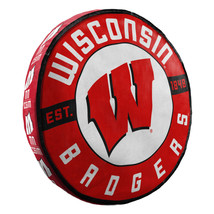 Wisconsin Badgers 15&quot; Cloud to go Pillow - NCAA - £28.22 GBP