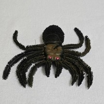 VTG 80s Hanging Giant Rubber Spider Monster Toy Decoration Hong Kong 6.5... - $17.63 CAD