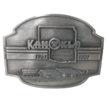 VTG Siskiyo Kanokla Telephone Association Inc Belt Buckle 1951 1991 - $27.71