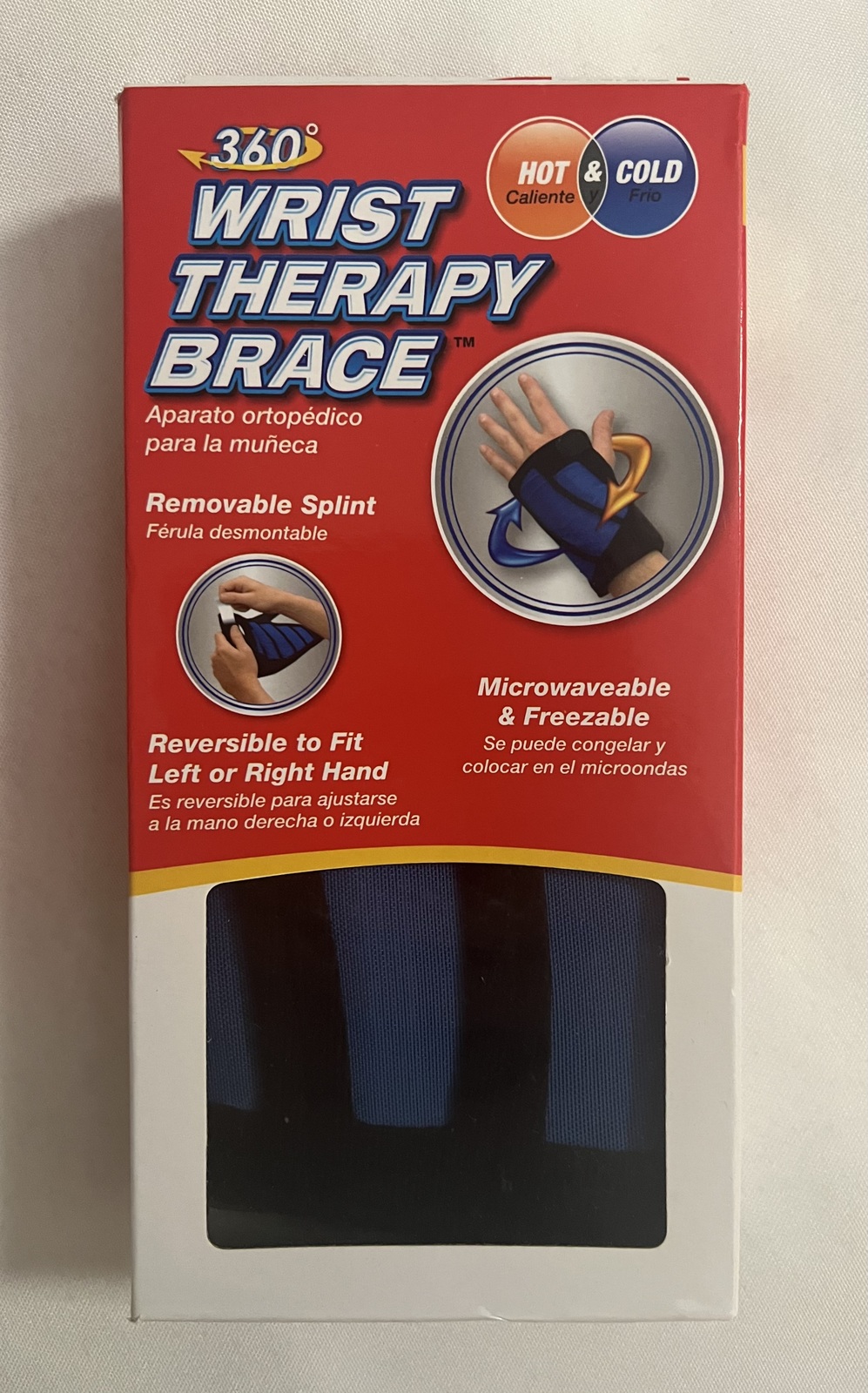 Acu-Life Wrist Therapy Brace Joint Pain Relief and Muscle Recovery Hot 7 Cold - $19.49
