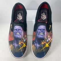 Vans Marvel Avengers Infinity War Thanos Slip On Sneakers M6.5 W8 Off The Wall  - £27.02 GBP