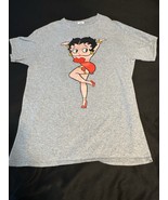Betty Boop Gray Graphic T-Shirt Medium Delta Pro Weight Vintage Style Pi... - $24.98 CAD