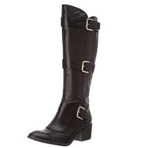 Nib New Donald J Pliner Women Boots 6M Color Black Dax Tumble Calf /Baby Calf - £141.47 GBP