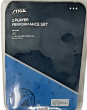STIGA Performance 2 Player Ping Pong Set 2 Table Tennis Rackets 3 Balls NEW image 4