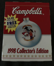 1998 Campbell&#39;s Soup Collectors Edition Christmas Ornament ~ New in Box Gift  - £7.64 GBP