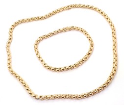 Authenticity Guarantee 
Rare! Vintage Cartier 18k Yellow Gold Chain Necklace ... - £11,188.89 GBP