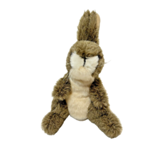Vintage Folkmanis Mini 5&quot; Jack Rabbit Plush Finger Puppet Stuffed Animal - £9.28 GBP