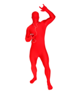 M-SUIT RED ADULT HALLOWEEN COSTUME SIZE XL - $484.42 MXN