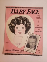 Baby Face By Davis And Akst - Vintage Sheet Music For Piano &amp; Ukulele  - £8.67 GBP