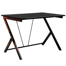 Home Office Modern Ergonomic Study Computer Desk for Small Space - Color: Black - $2,903.68 MXN