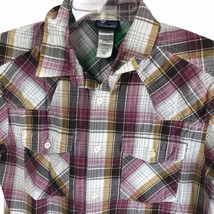 Vintage Patagonia Organic Button Front Shirt Men&#39;s Size S Plaid short sleeve - £14.02 GBP