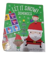 Let it Snow Dominoes Holiday Variety Game 2-4 Players Stocking Stuffer New - £2.39 GBP