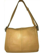 VINTAGE COACH Hampton Camel Leather Flap Cross-body Bag 9570 MSRP $298 - $120.00