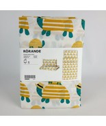Ikea Duvet Cover 1 &amp; Pillowcase Crib RÖRANDE 43x49&quot; / 14x22&quot; Turtle Yellow - £20.25 GBP
