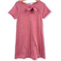 H&amp;M Pink Sparkly Short Sleeve Sweater Dress Size 6-8 Year - £6.96 GBP