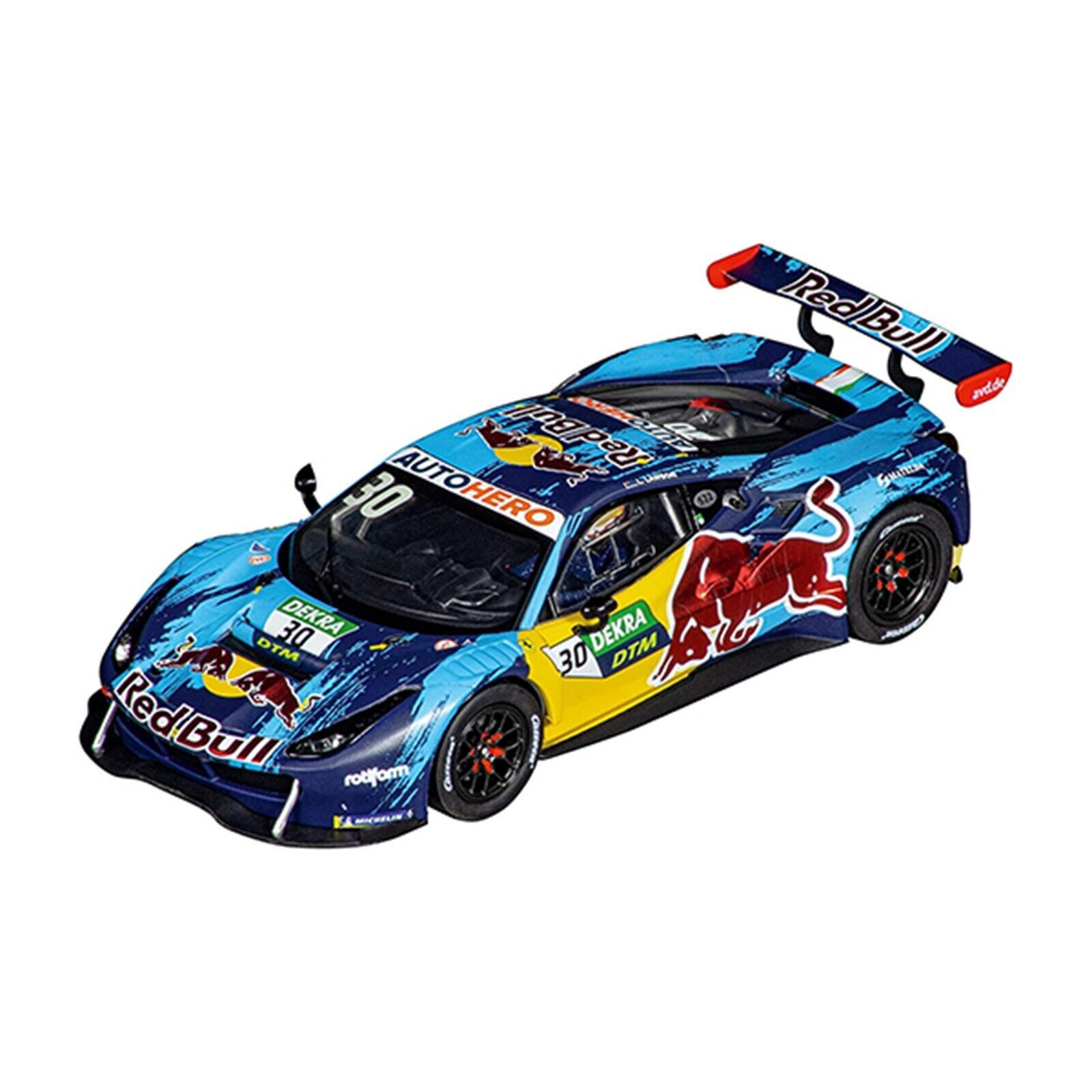 Carrera Go Ferrari 488 GT3 Red Bull No.30 1:43 Slot Car NEW IN STOCK
