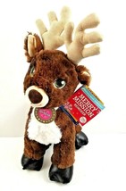 Build A Bear Reindeer Merry Mission Dancer Santa&#39;s Reindeer Plush w/ Tag... - £11.42 GBP