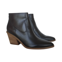 Nine West Women&#39;s Speed Black Leather Boots $249 FREE WORLDWIDE SHIPPING - £84.85 GBP