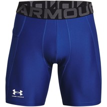 Under Armour Men&#39;s Armour HeatGear Compression Shorts , Royal Blue (400)/White, - £34.67 GBP