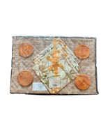 Palm Fiber Hand Woven Placemat, napkin and coaster Set of 4 New - $24.75