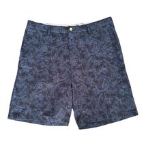 Peter Millar Shorts Mens 36 Large Navy Blue Palm Leaf Golf Performance P... - $21.79
