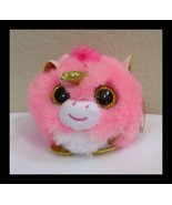Ty Puffies Fantasia Pink & White Unicorn Ball 3" Big Gold Glitter Eyes NEW - €6,81 EUR Ty Puffies Fantasia Pink & White Unicorn Ball 3" Big Gold Glitter Eyes NEW - €6,81 EUR