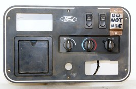 Ford Heavy Duty Truck Dash Panel w/ HVAC Control &amp; Switches 8261 - £59.03 GBP