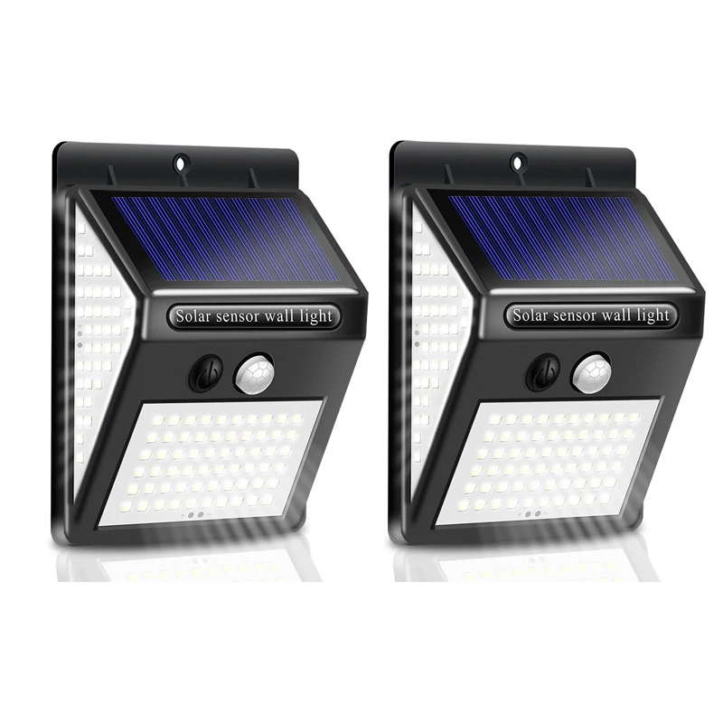 Outdoor 140 LED Solar Motion Sensor Lights Waterproof light ode Solar Powered St - £77.50 GBP