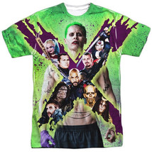 DC Comics Suicide Squad Movie Task Force X Sublimation T-Shirt 2X, NEW U... - $29.02