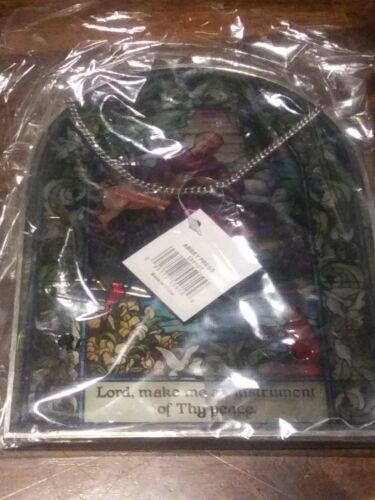 Hanging Wall Plaque lord make me an instrument Stained Glass  - $2.99