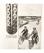 1930 US Rubber Co Bike Tire Chains Advertisement Boy&#39;s Life Bicycle HM2U - $27.45 CAD