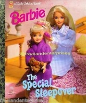 Book Barbie The Special Sleepover Golden Book Fran Hughes 97 - £3.12 GBP