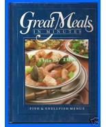 Book Fish and Shellfish Menus ~Great Meals in Minutes ~1984~ Cookbook - €8,46 EUR
