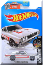 Hot Wheels - &#39;69 Dodge Charger 500: Night Burnerz #4/10 - #84/250 (2016) *ZAMAC* - £3.14 GBP