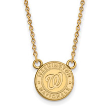 SS w/GP MLB  Washington Nationals Small Logo Pendant w/Necklace - £59.61 GBP
